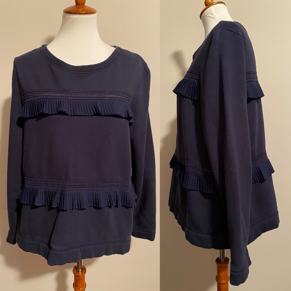 Banana Republic Sweatshirt w/ Ruffles